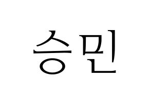 KPOP MCND(엠씨엔디、エムシーエヌディー) 빅 (ビック) 応援ボード・うちわ　韓国語/ハングル文字型紙 通常