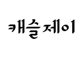 KPOP MCND(엠씨엔디、エムシーエヌディー) 캐슬제이 (キャッスルジェイ) 応援ボード ハングル 型紙  通常