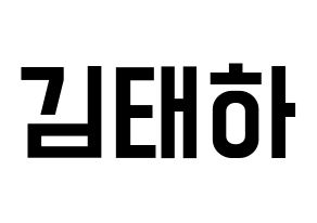 KPOP MOMOLAND(모모랜드、モモランド) 태하 (テハ) 名前 応援ボード 作り方 通常