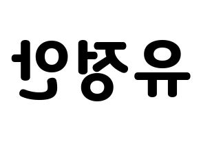 KPOP MOMOLAND(모모랜드、モモランド) 데이지 (デイジー) 応援ボード・うちわ　韓国語/ハングル文字型紙 左右反転