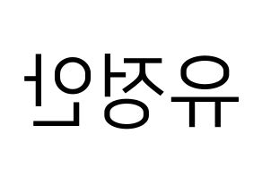 KPOP MOMOLAND(모모랜드、モモランド) 데이지 (デイジー) プリント用応援ボード型紙、うちわ型紙　韓国語/ハングル文字型紙 左右反転