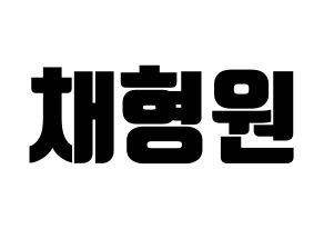 KPOP MONSTA X(몬스타엑스、モンスタ・エックス) 형원 (ヒョンウォン) コンサート用　応援ボード・うちわ　韓国語/ハングル文字型紙 通常