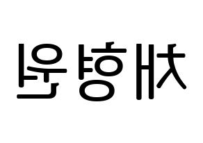 KPOP MONSTA X(몬스타엑스、モンスタ・エックス) 형원 (ヒョンウォン) プリント用応援ボード型紙、うちわ型紙　韓国語/ハングル文字型紙 左右反転
