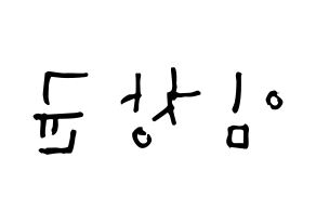 KPOP MONSTA X(몬스타엑스、モンスタ・エックス) 아이엠 (イム・チャンギュン, アイ・エム) 無料サイン会用、イベント会用応援ボード型紙 左右反転