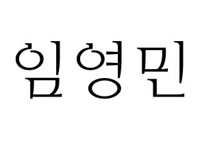 KPOP MXM(엠엑스엠、エムエックスエム) 임영민 (ヨンミン) 応援ボード・うちわ　韓国語/ハングル文字型紙 通常