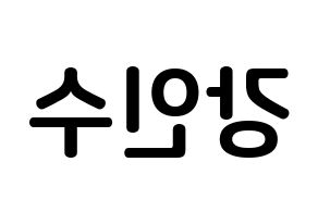 KPOP MYNAME(마이네임、マイネーム) 인수 (カン・インス, インス) k-pop アイドル名前　ボード 言葉 左右反転