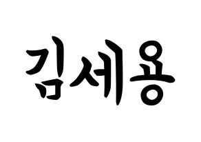 KPOP MYNAME(마이네임、マイネーム) 세용 (キム・セヨン, セヨン) k-pop アイドル名前　ボード 言葉 通常