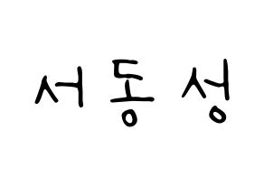KPOP N.Flying(엔플라잉、エヌフライング) 서동성 (ドンソン) 応援ボード ハングル 型紙  通常