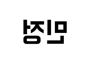 KPOP NATURE(네이처、ネイチャー) 선샤인 (サンシャイン) k-pop アイドル名前 ファンサボード 型紙 左右反転