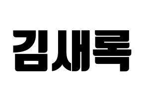 KPOP NATURE(네이처、ネイチャー) 새봄 (セボム) コンサート用　応援ボード・うちわ　韓国語/ハングル文字型紙 通常