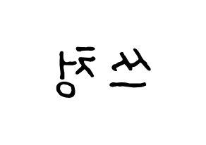 KPOP NCT(엔씨티、エヌシーティー) 윈윈 (ウィンウィン) k-pop アイドル名前 ファンサボード 型紙 左右反転