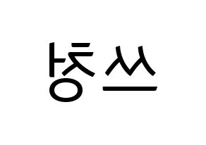 KPOP NCT(엔씨티、エヌシーティー) 윈윈 (ウィンウィン) コンサート用　応援ボード・うちわ　韓国語/ハングル文字型紙 左右反転