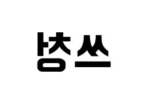 KPOP NCT(엔씨티、エヌシーティー) 윈윈 (ウィンウィン) k-pop アイドル名前 ファンサボード 型紙 左右反転