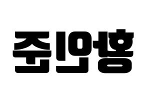 KPOP NCT(엔씨티、エヌシーティー) 런쥔 (ロンジュン) コンサート用　応援ボード・うちわ　韓国語/ハングル文字型紙 左右反転