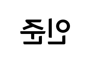 KPOP NCT(엔씨티、エヌシーティー) 런쥔 (ロンジュン) k-pop アイドル名前 ファンサボード 型紙 左右反転