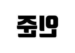 KPOP NCT(엔씨티、エヌシーティー) 런쥔 (ロンジュン) コンサート用　応援ボード・うちわ　韓国語/ハングル文字型紙 左右反転
