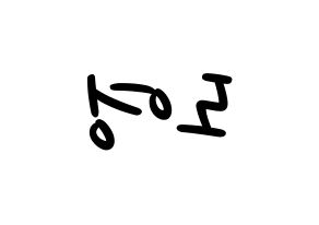 KPOP NCT(엔씨티、エヌシーティー) 도영 (ドヨン) 応援ボード ハングル 型紙  左右反転