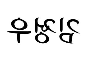 KPOP NCT(엔씨티、エヌシーティー) 정우 (ジョンウ) k-pop 応援ボード メッセージ 型紙 左右反転