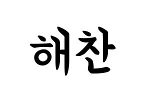 KPOP NCT(엔씨티、エヌシーティー) 해찬 (イ・ドンヒョク, ヘチャン) k-pop アイドル名前　ボード 言葉 通常