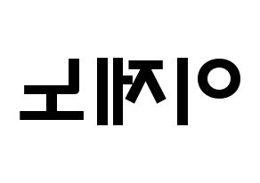 KPOP NCT(엔씨티、エヌシーティー) 제노 (イ・ジェノ, ジェノ) 応援ボード、うちわ無料型紙、応援グッズ 左右反転