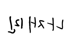 KPOP NCT(엔씨티、エヌシーティー) 재민 (ナ・ジェミン, ジェミン) k-pop アイドル名前　ボード 言葉 左右反転