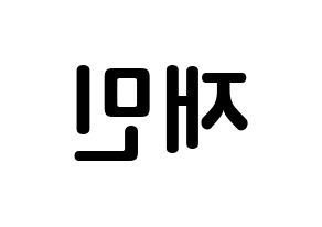 KPOP NCT(엔씨티、エヌシーティー) 재민 (ナ・ジェミン, ジェミン) k-pop アイドル名前　ボード 言葉 左右反転