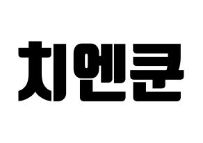 KPOP NCT(엔씨티、エヌシーティー) 쿤 (クン) コンサート用　応援ボード・うちわ　韓国語/ハングル文字型紙 通常