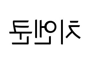 KPOP NCT(엔씨티、エヌシーティー) 쿤 (クン) コンサート用　応援ボード・うちわ　韓国語/ハングル文字型紙 左右反転