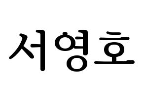 KPOP NCT(엔씨티、エヌシーティー) 쟈니 (ジャニー) プリント用応援ボード型紙、うちわ型紙　韓国語/ハングル文字型紙 通常