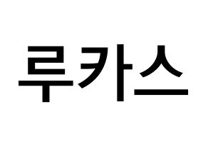 KPOP NCT(엔씨티、エヌシーティー) 루카스 (ウォン・ユッケイ, ルーカス) 無料サイン会用、イベント会用応援ボード型紙 通常