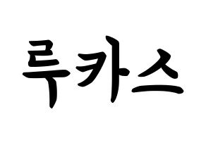 KPOP NCT(엔씨티、エヌシーティー) 루카스 (ウォン・ユッケイ, ルーカス) k-pop アイドル名前　ボード 言葉 通常