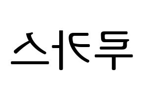 KPOP NCT(엔씨티、エヌシーティー) 루카스 (ルーカス) プリント用応援ボード型紙、うちわ型紙　韓国語/ハングル文字型紙 左右反転