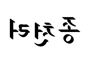 KPOP NCT(엔씨티、エヌシーティー) 천러 (チョンロ) 応援ボード ハングル 型紙  左右反転