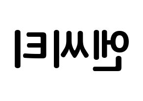 KPOP NCT(엔씨티、エヌシーティー) k-pop ボード ハングル表記 言葉 左右反転