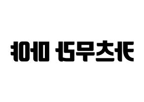 KPOP NiziU(니지유、ニジュー) 마야 (摩耶) コンサート用　応援ボード・うちわ　韓国語/ハングル文字型紙 左右反転