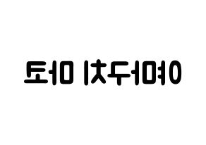 KPOP NiziU(니지유、ニジュー) 마코 (山口真子, 真子) 応援ボード、うちわ無料型紙、応援グッズ 左右反転