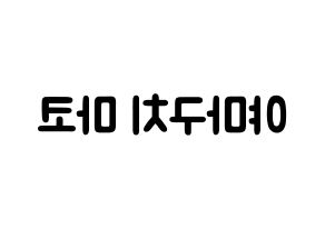 KPOP NiziU(니지유、ニジュー) 마코 (山口真子, 真子) 応援ボード、うちわ無料型紙、応援グッズ 左右反転