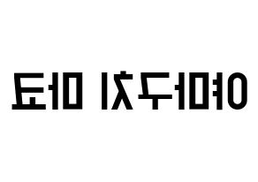 KPOP NiziU(니지유、ニジュー) 마코 (真子) 名前 応援ボード 作り方 左右反転