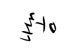 KPOP NU'EST(뉴이스트、ニューイースト) 아론 (アロン) k-pop 応援ボード メッセージ 型紙 左右反転