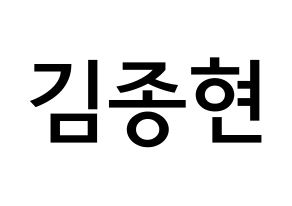 KPOP NU'EST(뉴이스트、ニューイースト) 제이알 (キム・ジョンヒョン, JR) 無料サイン会用、イベント会用応援ボード型紙 通常