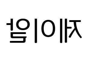 KPOP NU'EST(뉴이스트、ニューイースト) 제이알 (JR) プリント用応援ボード型紙、うちわ型紙　韓国語/ハングル文字型紙 左右反転
