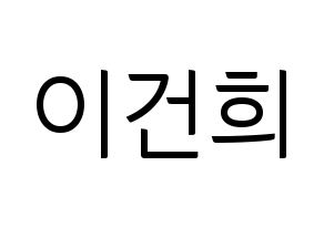 KPOP ONEUS(원어스、ワナス) 건희 (ゴニ) コンサート用　応援ボード・うちわ　韓国語/ハングル文字型紙 通常