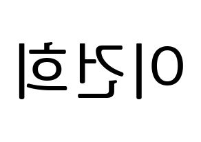 KPOP ONEUS(원어스、ワナス) 건희 (ゴニ) プリント用応援ボード型紙、うちわ型紙　韓国語/ハングル文字型紙 左右反転