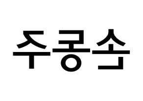 KPOP ONEUS(원어스、ワナス) 시온 (ソン･ドンジュ, シオン) 無料サイン会用、イベント会用応援ボード型紙 左右反転