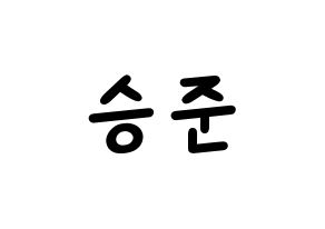 KPOP ONF(온앤오프、オンエンオフ) 제이어스 (ジェイアス) 名前 応援ボード 作り方 通常