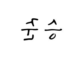 KPOP ONF(온앤오프、オンエンオフ) 제이어스 (ジェイアス) 応援ボード ハングル 型紙  左右反転