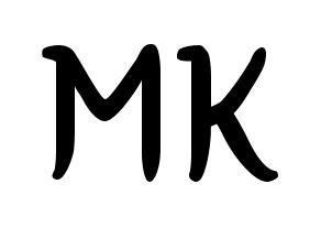 KPOP ONF(온앤오프、オンエンオフ) MK (パク・ミンギュン, エムケイ) k-pop アイドル名前　ボード 言葉 通常
