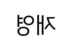 KPOP ONF(온앤오프、オンエンオフ) 와이엇 (ワイアット) コンサート用　応援ボード・うちわ　韓国語/ハングル文字型紙 左右反転