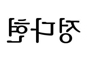 KPOP RCPC(로켓펀치、ロケットパンチ) 다현 (ダヒョン) プリント用応援ボード型紙、うちわ型紙　韓国語/ハングル文字型紙 左右反転