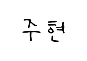 KPOP Red Velvet(레드벨벳、レッド・ベルベット) 아이린 (アイリーン) 応援ボード ハングル 型紙  通常